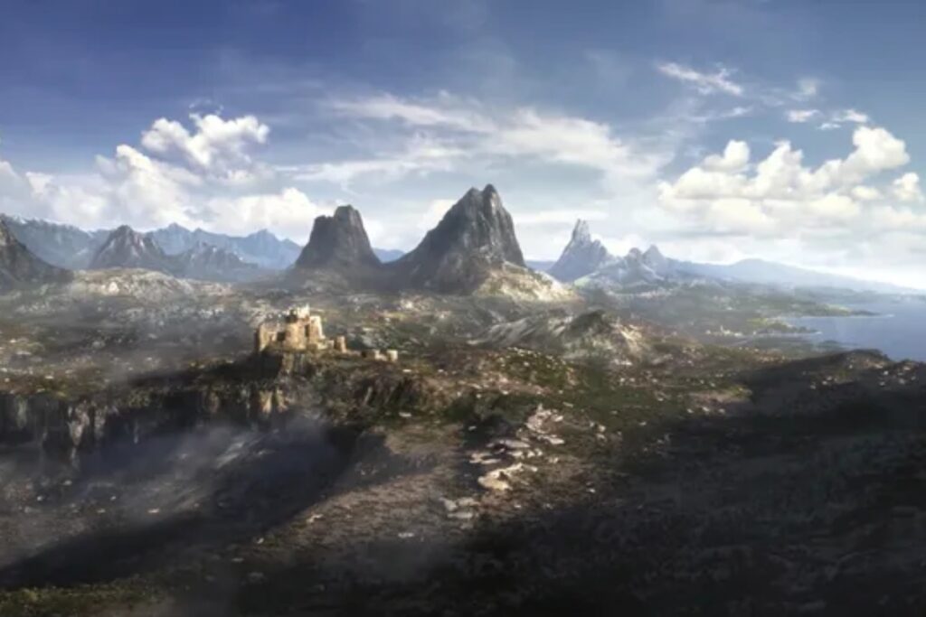 Screen z trailera the elder scrolls 6