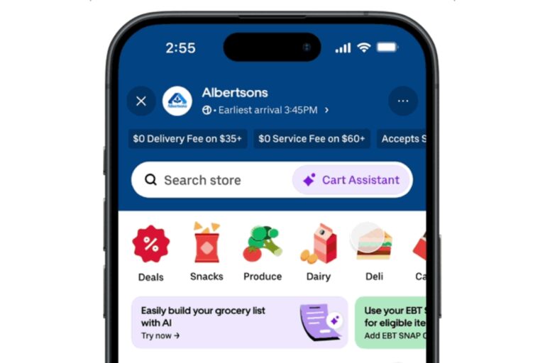 Uber Eats wprowadza asystenta AI do zakupów spożywczych