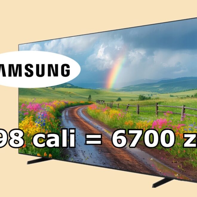 Ogromny telewizor Samsung 98 cali za 6700 zł. W środku AI i ekran 120 Hz