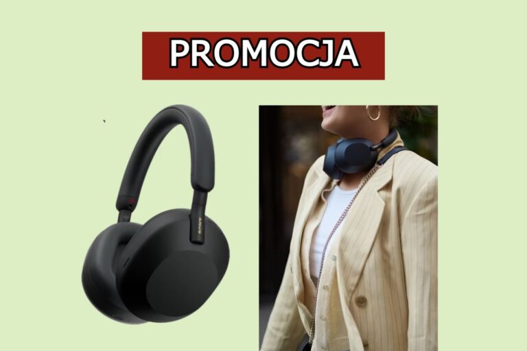 Słuchawki Sony WH-1000XM5 za 843 zł. Super promocja, ale tylko do północy