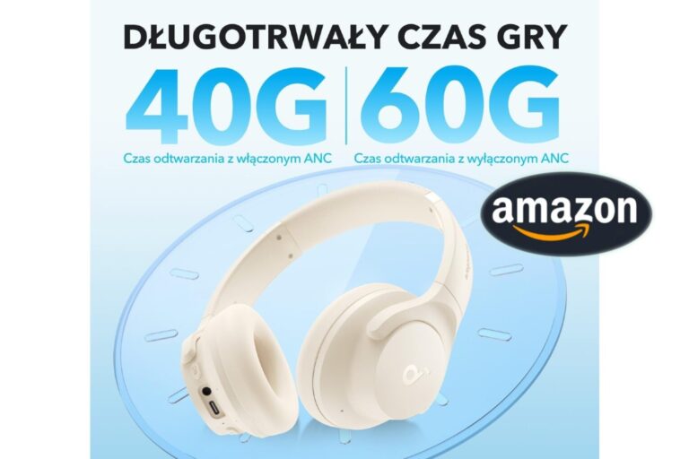 Słuchawki Soundcore Q20i z ANC za 99 zł. Promocja na Amazonie -50%